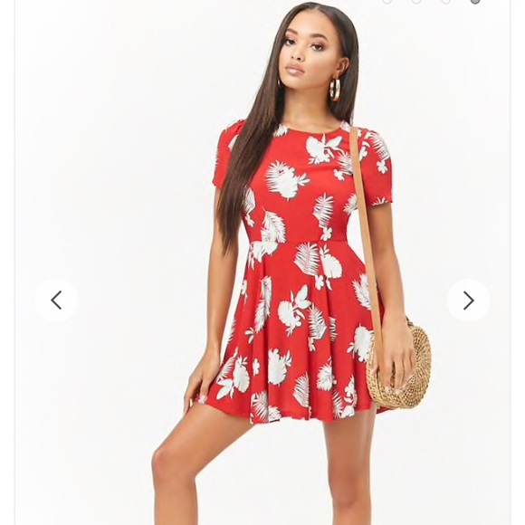 red sundress forever 21